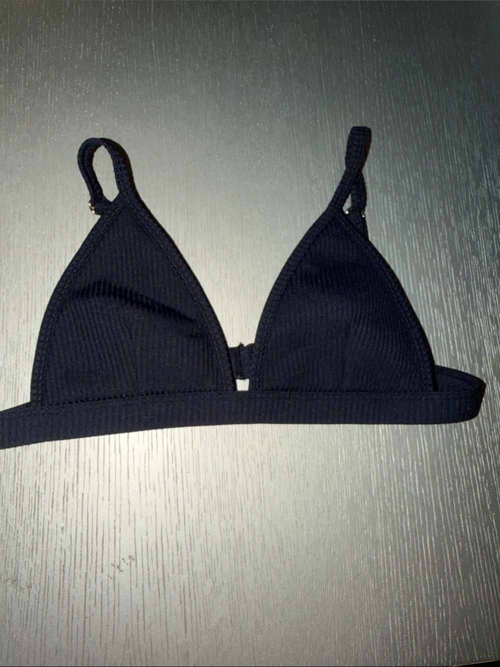 Montce Black Triangle Bikini Top
